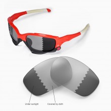 Walleva Transition/Photochromic Polarized Replacement Lenses for Oakley Jawbone Sunglasses